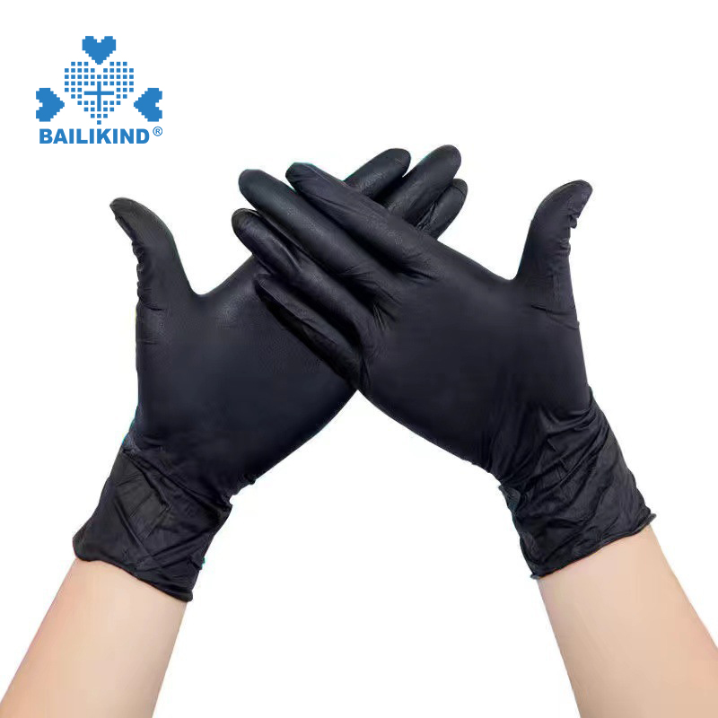 Hunhu hweDisposable Black Synthetic Gloves