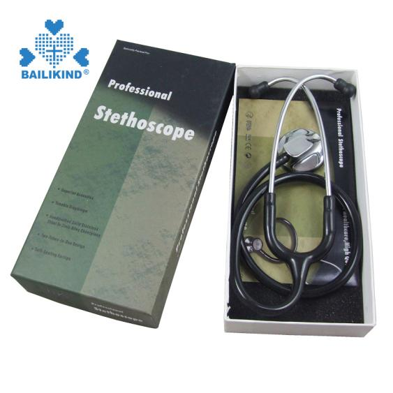 Maitiro ekushandisa Deluxe chiremba's chrome plated zinc alloy single head stethoscope