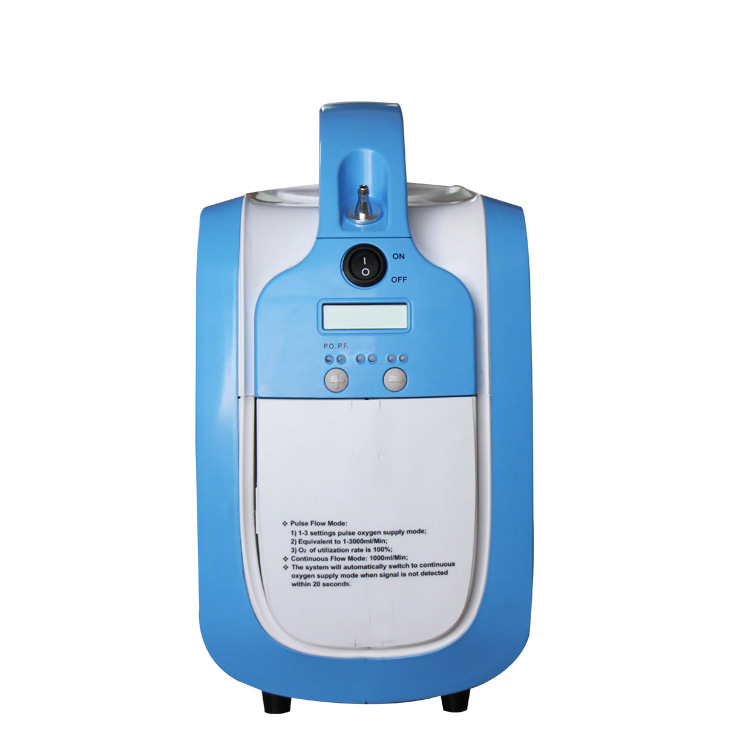 3LPM Inotakurika Oxygen Concentrator ine Battery Power Pulse Flow uye Inoenderera Kuyerera