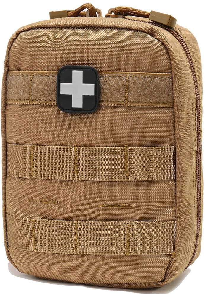 Brown First Aid Pouch Ine Medical Supplies