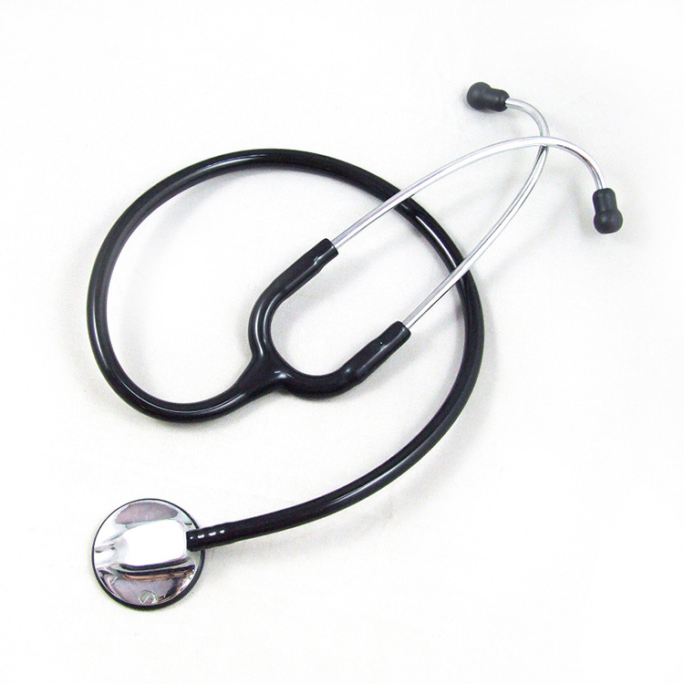 Deluxe Chiremba Chrome Yakaputirwa Zinc Alloy Imwe Musoro Stethoscope