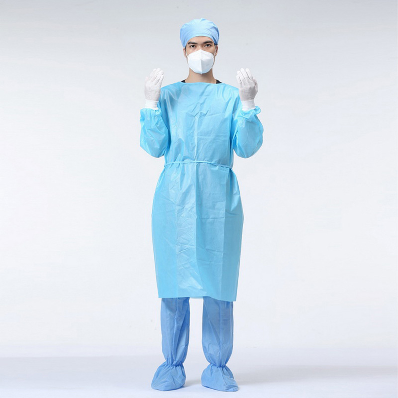 Anoraswa Blue White Cleanroom Isolation Gowns