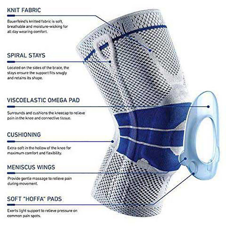 Knee Support Kneepad Kunze Kukwira Mitambo Kutasva Dziviriro