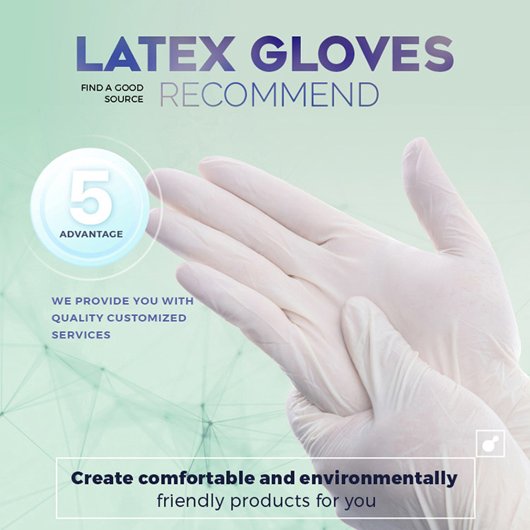 Powder Yemahara Medical Latex Gloves