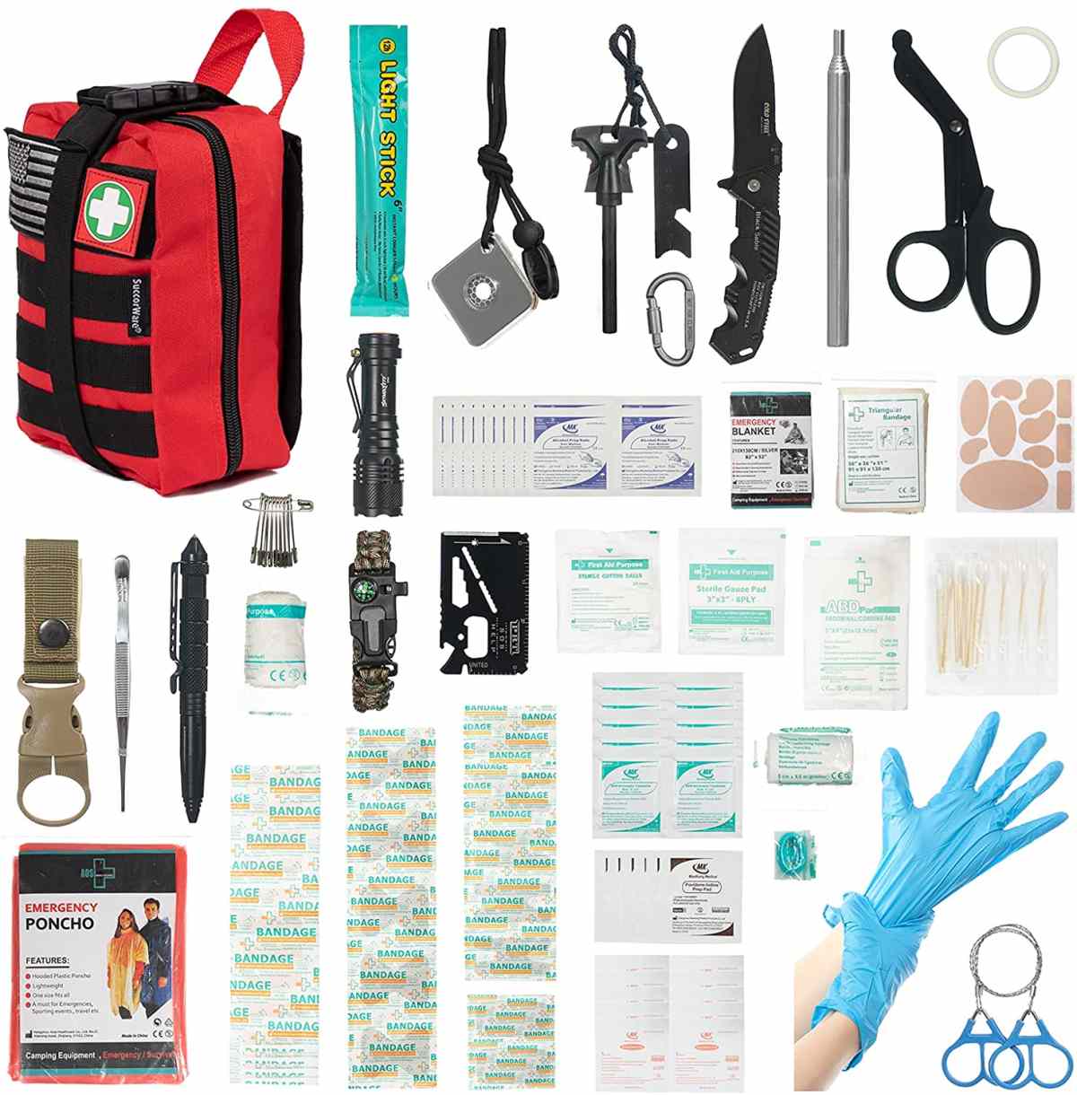 Red Multi-Purpose First Aid Kupona Gear yeKambi