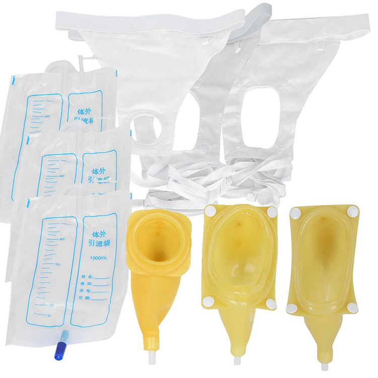 Silicone Urine Collector Bag Vakuru Weti ine Weti Catheter Mabhegi eVarume Vakuru Mukadzi Vakwegura Toilet Pee