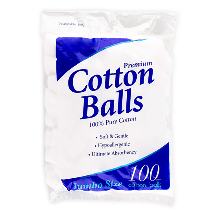 White Sterile Medical Absorbent Cotton Balls